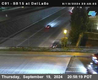 SB 15 at Del Lago bridge