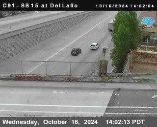 SB 15 at Del Lago bridge