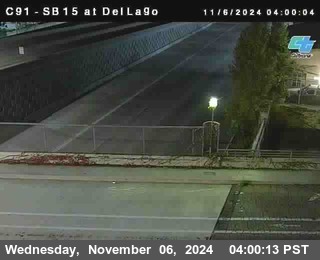 SB 15 at Del Lago bridge