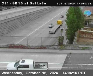 SB 15 at Del Lago bridge