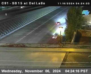 SB 15 at Del Lago bridge