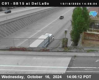 SB 15 at Del Lago bridge