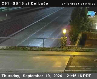 SB 15 at Del Lago bridge