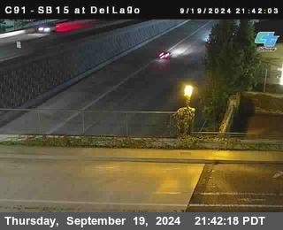 SB 15 at Del Lago bridge