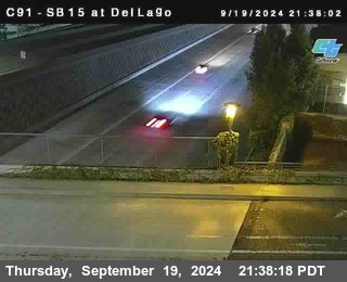 SB 15 at Del Lago bridge