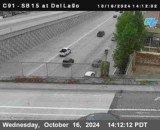 SB 15 at Del Lago bridge