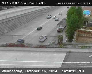 SB 15 at Del Lago bridge