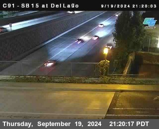 SB 15 at Del Lago bridge