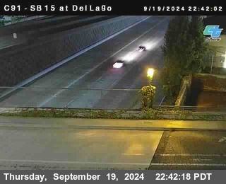 SB 15 at Del Lago bridge