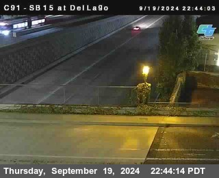 SB 15 at Del Lago bridge