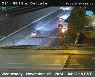 SB 15 at Del Lago bridge