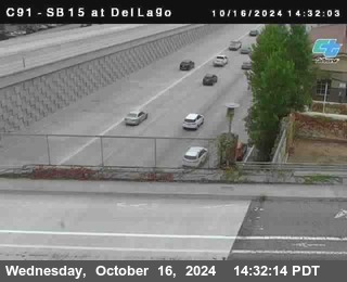 SB 15 at Del Lago bridge