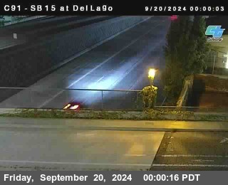 SB 15 at Del Lago bridge