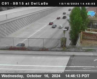 SB 15 at Del Lago bridge