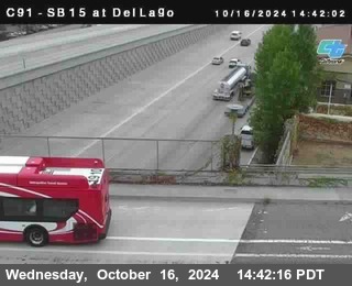 SB 15 at Del Lago bridge