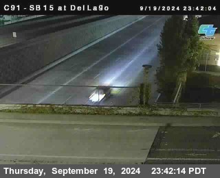 SB 15 at Del Lago bridge