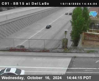 SB 15 at Del Lago bridge