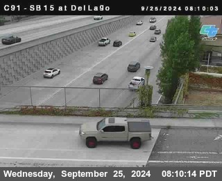 SB 15 at Del Lago bridge