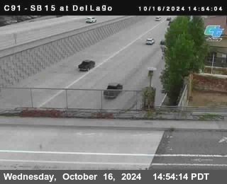 SB 15 at Del Lago bridge