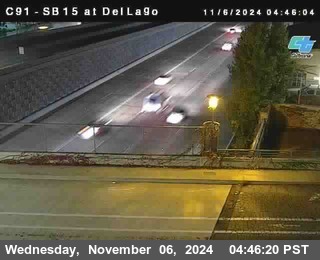 SB 15 at Del Lago bridge