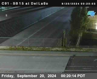 SB 15 at Del Lago bridge