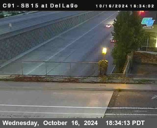 SB 15 at Del Lago bridge