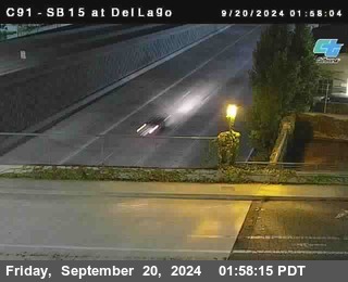 SB 15 at Del Lago bridge