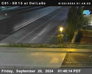 SB 15 at Del Lago bridge