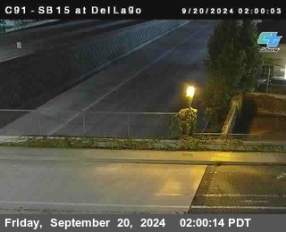 SB 15 at Del Lago bridge