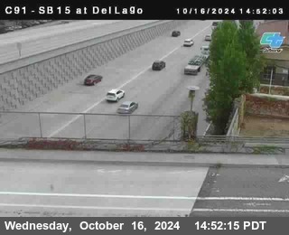 SB 15 at Del Lago bridge