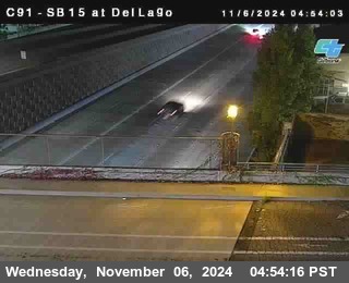 SB 15 at Del Lago bridge