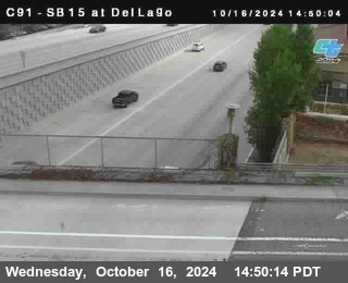 SB 15 at Del Lago bridge