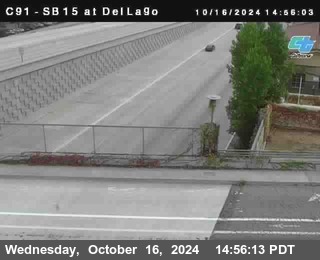 SB 15 at Del Lago bridge