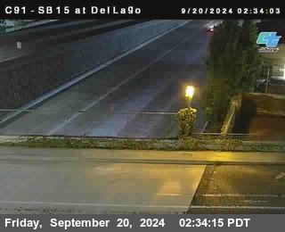 SB 15 at Del Lago bridge