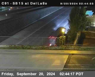 SB 15 at Del Lago bridge