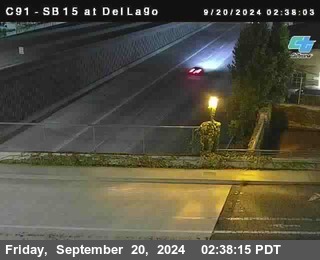 SB 15 at Del Lago bridge