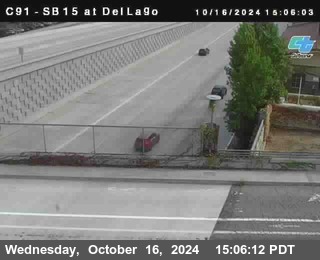 SB 15 at Del Lago bridge