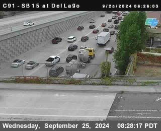 SB 15 at Del Lago bridge