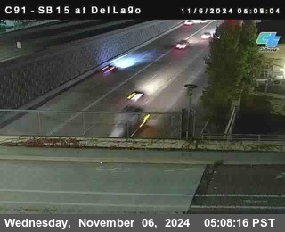 SB 15 at Del Lago bridge