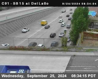 SB 15 at Del Lago bridge