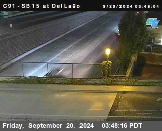 SB 15 at Del Lago bridge