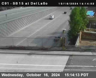 SB 15 at Del Lago bridge