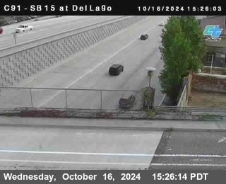 SB 15 at Del Lago bridge