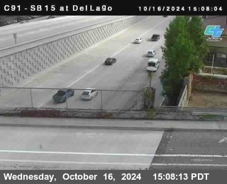 SB 15 at Del Lago bridge