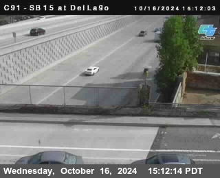 SB 15 at Del Lago bridge