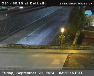 SB 15 at Del Lago bridge