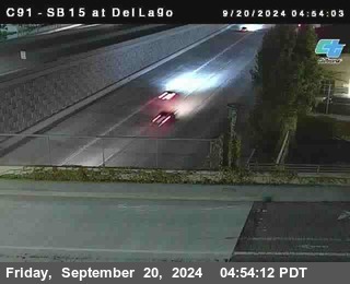 SB 15 at Del Lago bridge