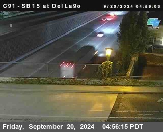 SB 15 at Del Lago bridge