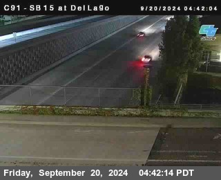 SB 15 at Del Lago bridge