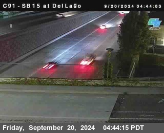 SB 15 at Del Lago bridge